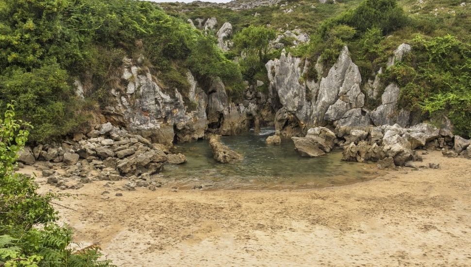 Gulpiyuri Beach, Asturias