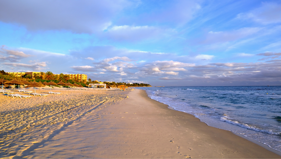 Beach in Sousse, Tunisia