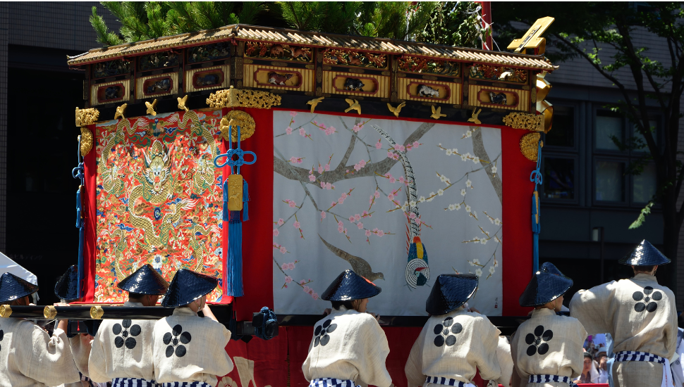 Gion Matsuri Parade in Kyoto, Japan