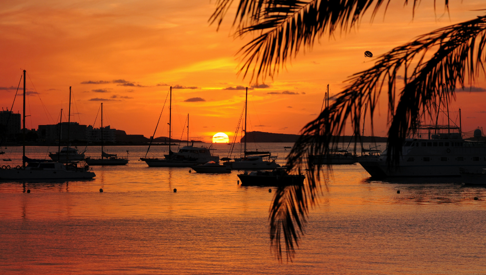 Sunset in Ibiza