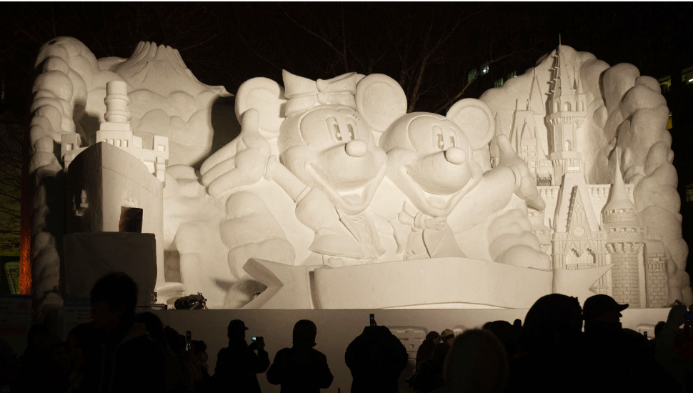 Sapporo Snow Festival in Japan