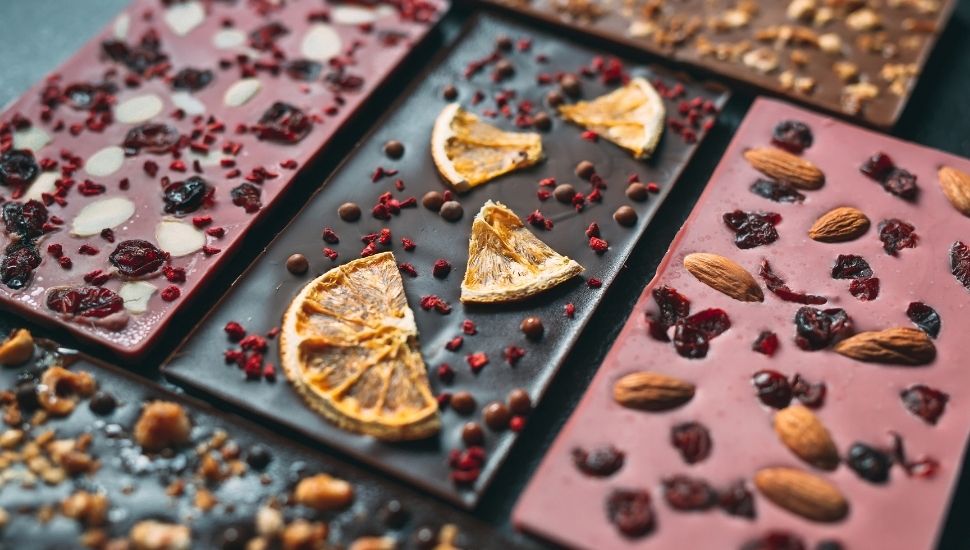 Luxury chocolate bars