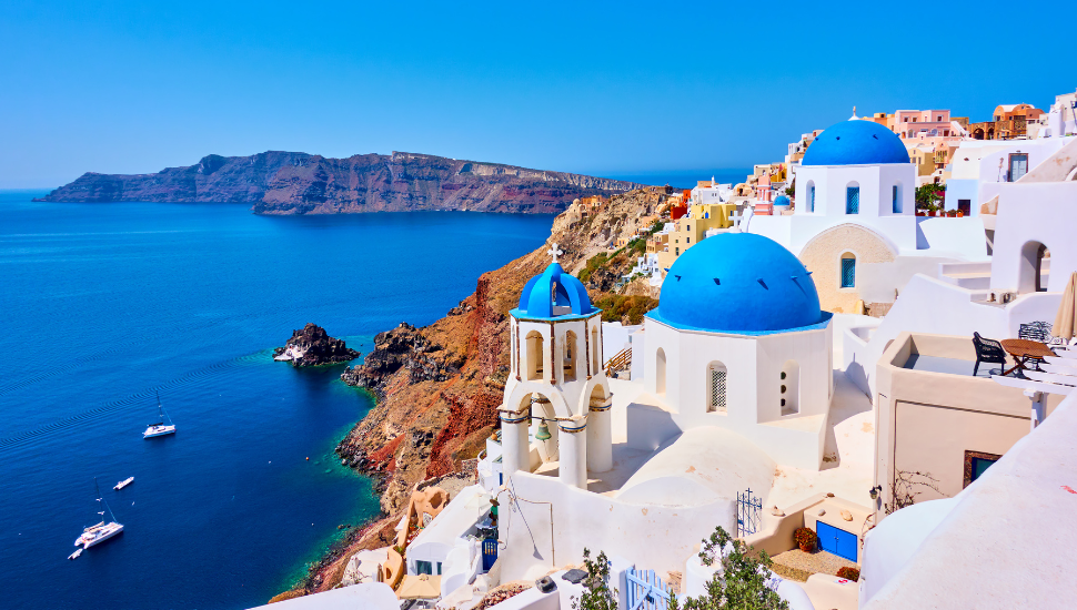 Santorini - One of the Cyclades Islands of Greece