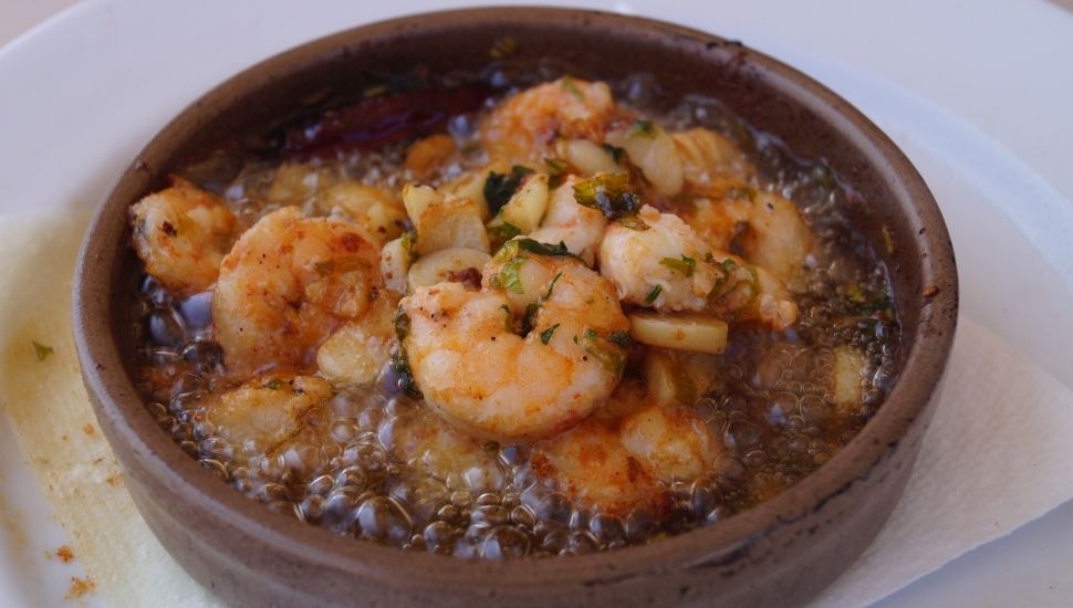 Gambas al ajillo - garlic shrimp
