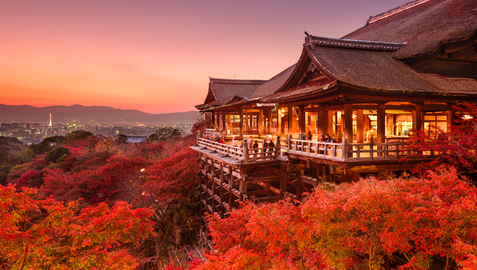 Kiyomizu Temple of Kyoto, Japan