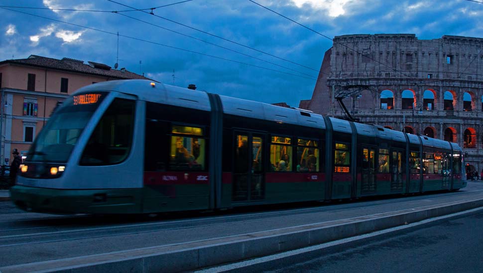 Tram in Rome