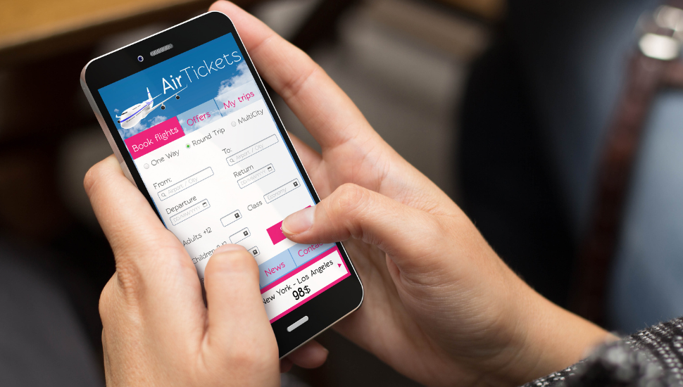 Booking holiday flights online