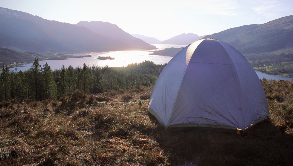 Wild camping in Scotland