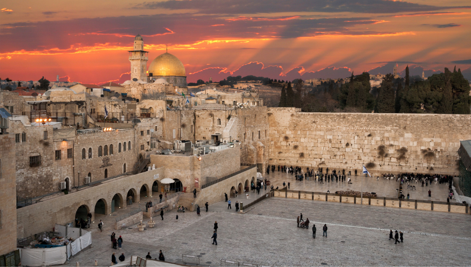 The Western Wall at the Temple Mount in Jerusalem, Israel