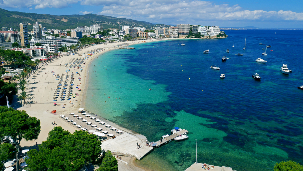 Magaluf Beach in Majorca