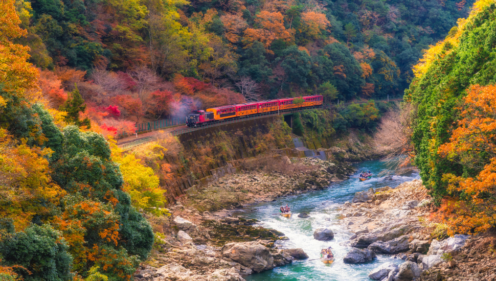 Sagano Romantic Train, Japan