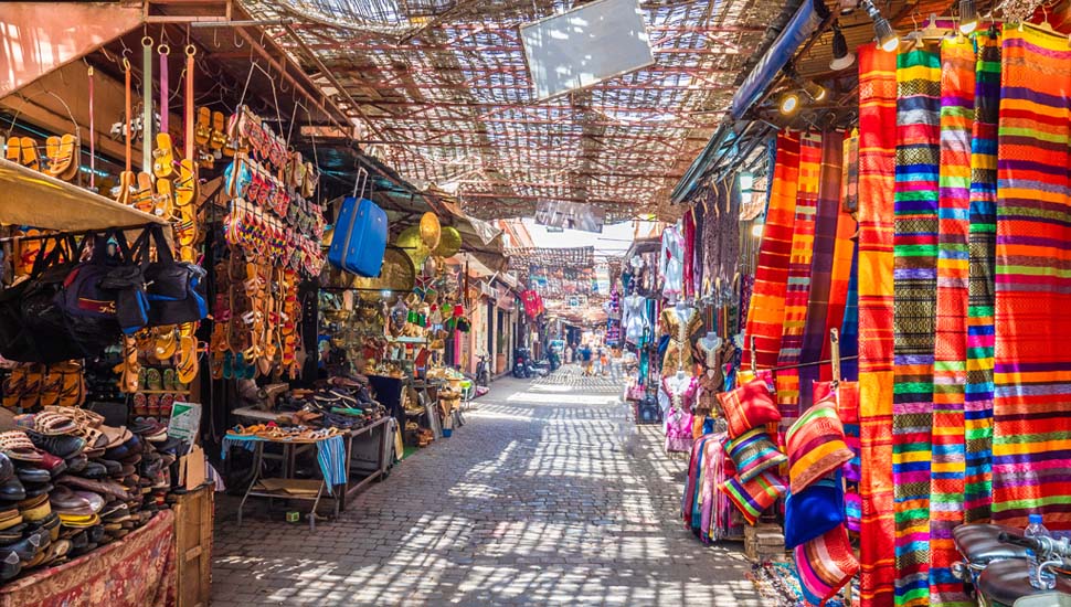 Colourful Souk in Marrakech