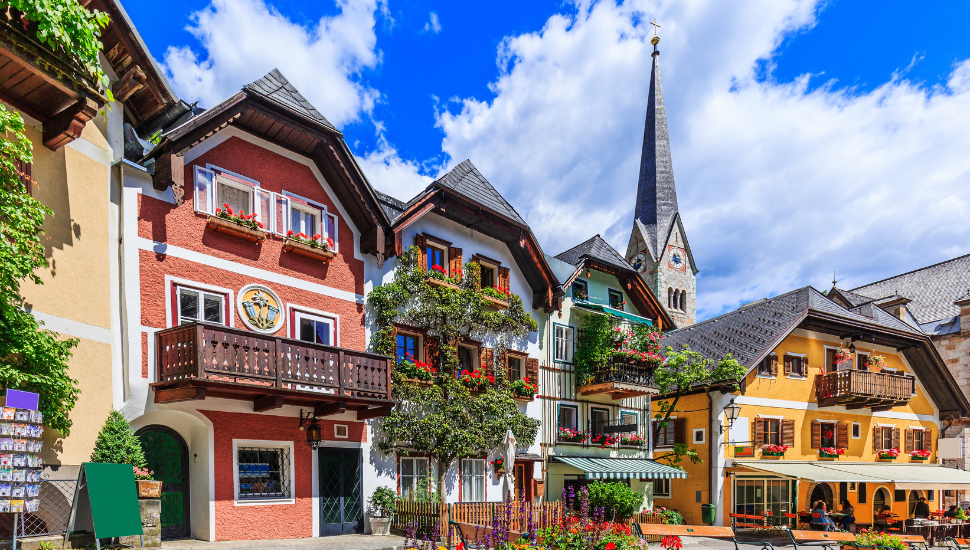 Hallstatt Town Square, Austria