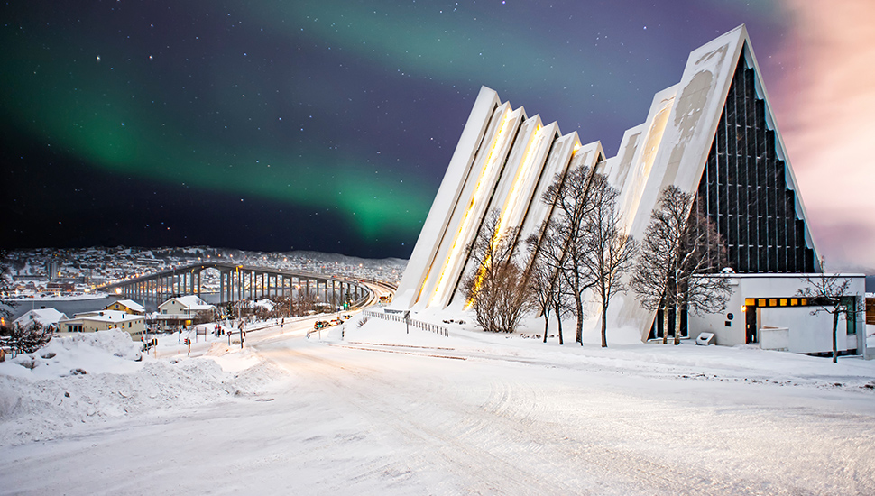 artic cathedral in tromso