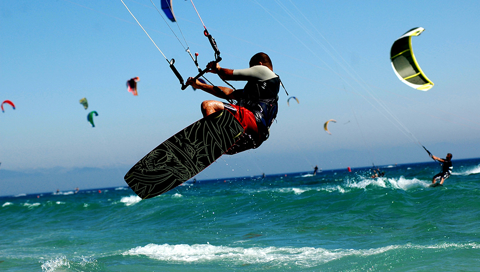 kite surf jump