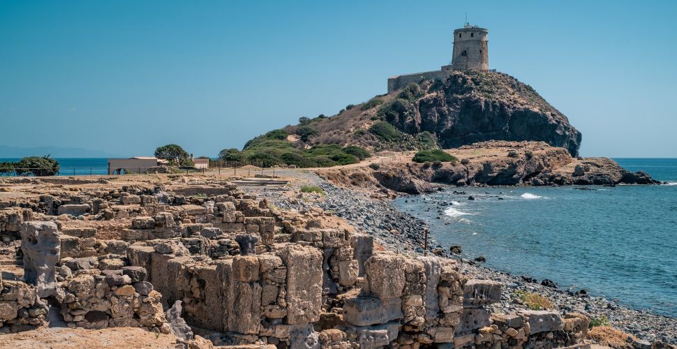watchtower on beach