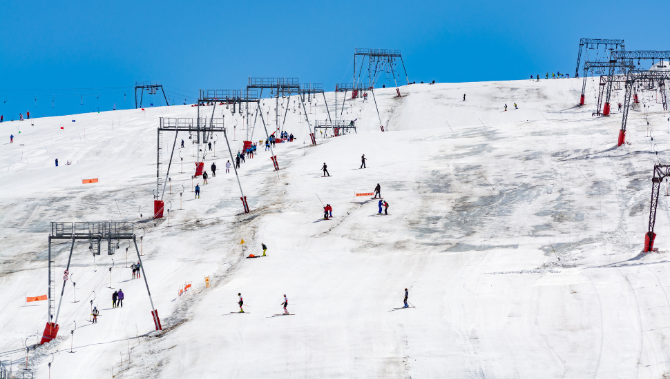 LEs Deux Alps Ski Resort, France