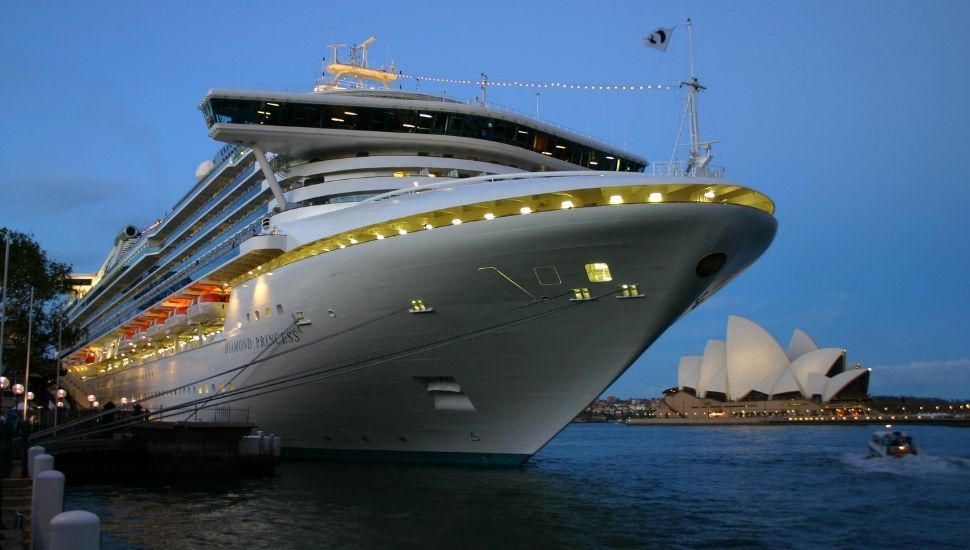 Cruise ship in Sydney Harbour, Australia