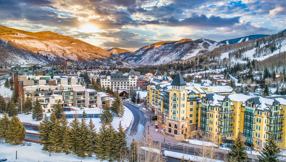 Best places for skiing: Vail, Colorado