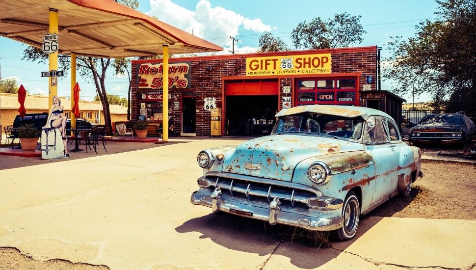 Seligman Town on Route 66