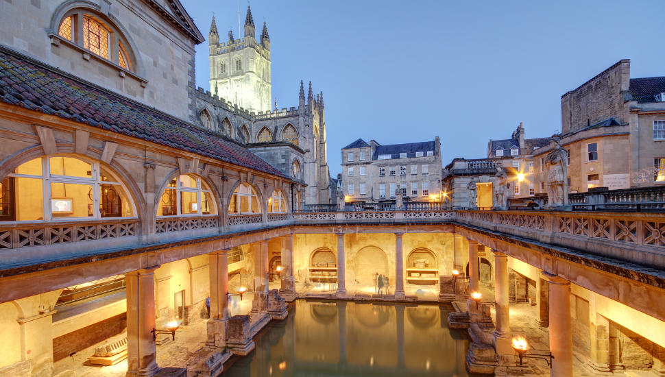 Roman Baths in Bath, England