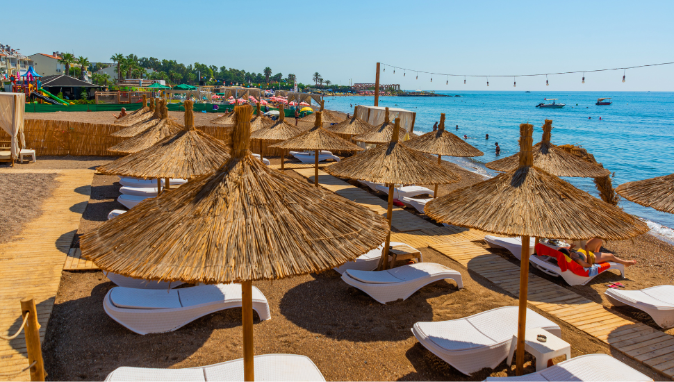 Lara Beach, Antalya, Turkey