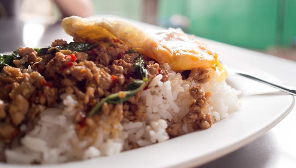 Thai stir fried pork