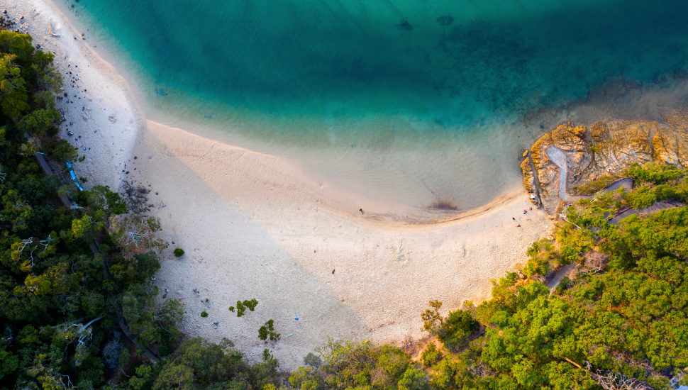 Echo beach and Tallebudgera creek, Australia