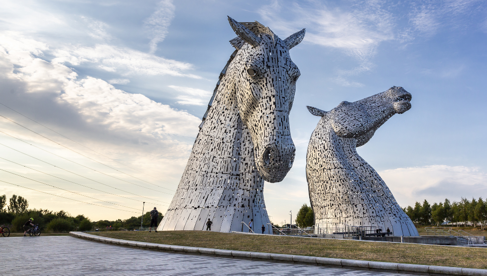 The Kelpies, Falkirk, Stirlingshire, Scotland
