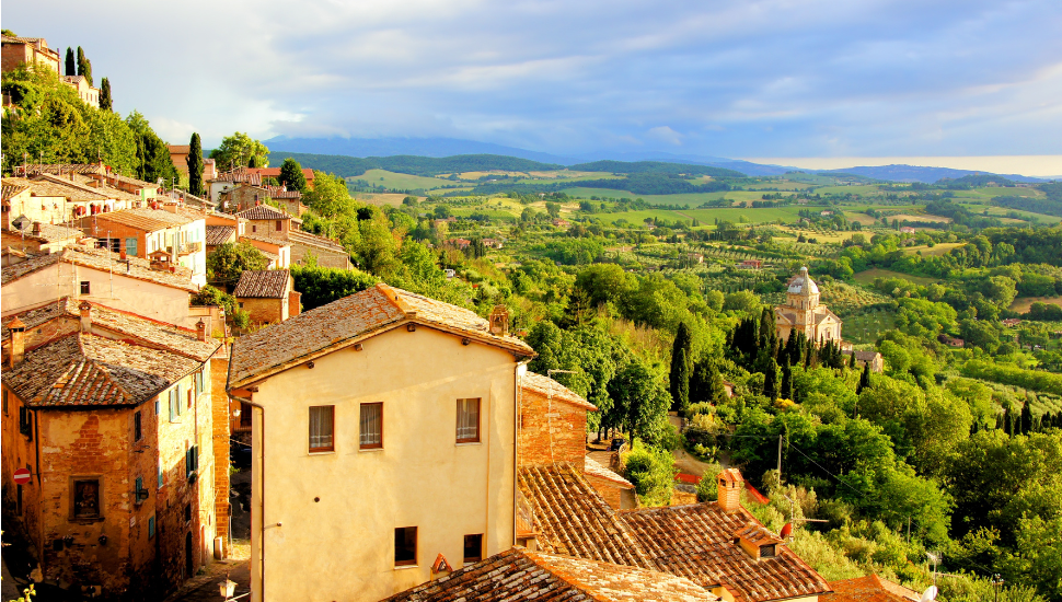 Scenic views from Montepulciano