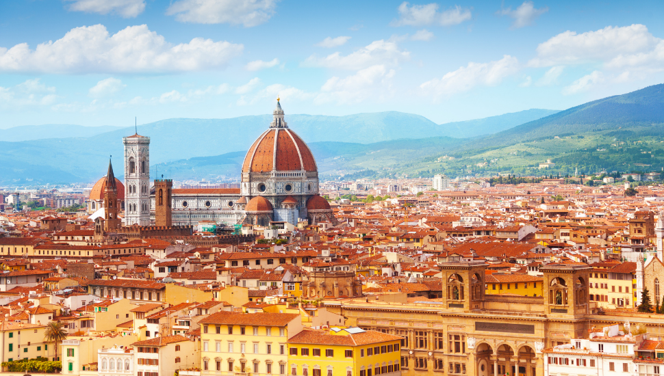 Panorama of Florence and Saint Mary