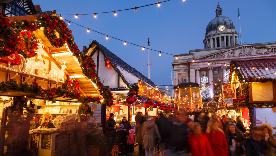 Christmas Market, Nottingham, UK