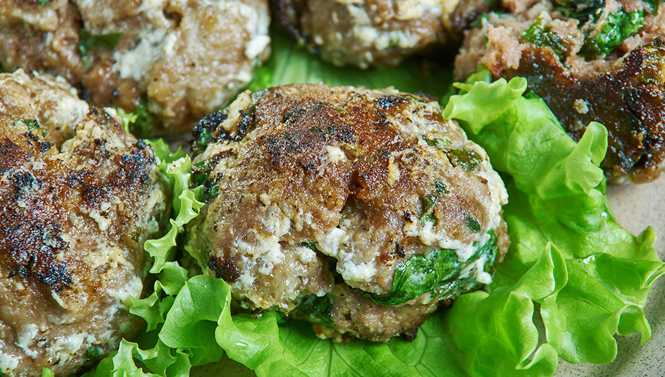 Courgette balls/patties (Kolokythokeftedes)