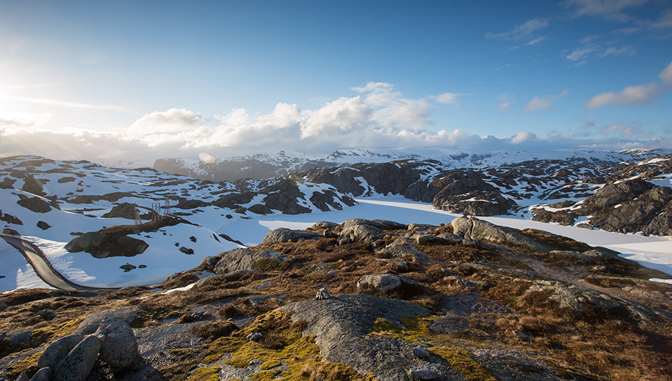 Norway landscape at Lysebotn