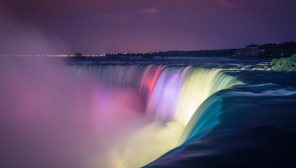 Niagara Falls at Night