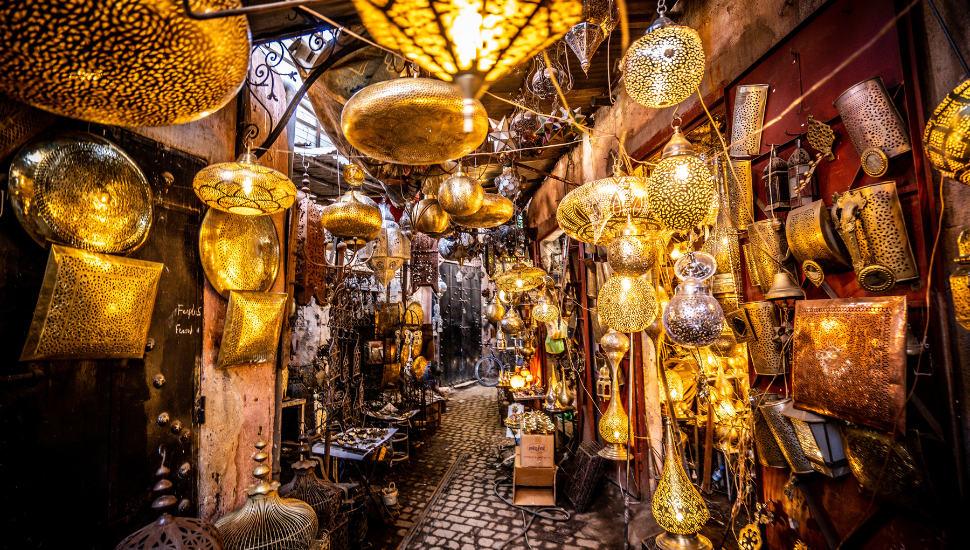 Souk in Marrakech Medina