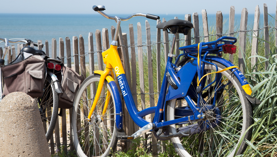 Rental Bike at Zandvoort Beach, Holland
