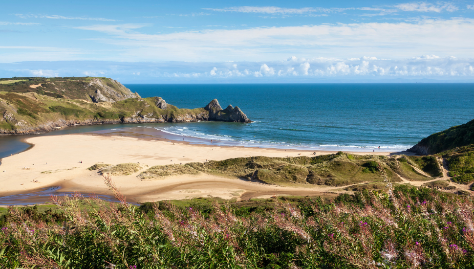 Three Cliffs Bay Beach, Wales