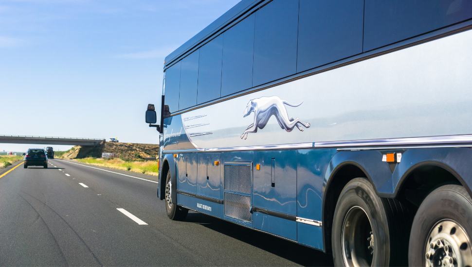 US Greyhound Bus