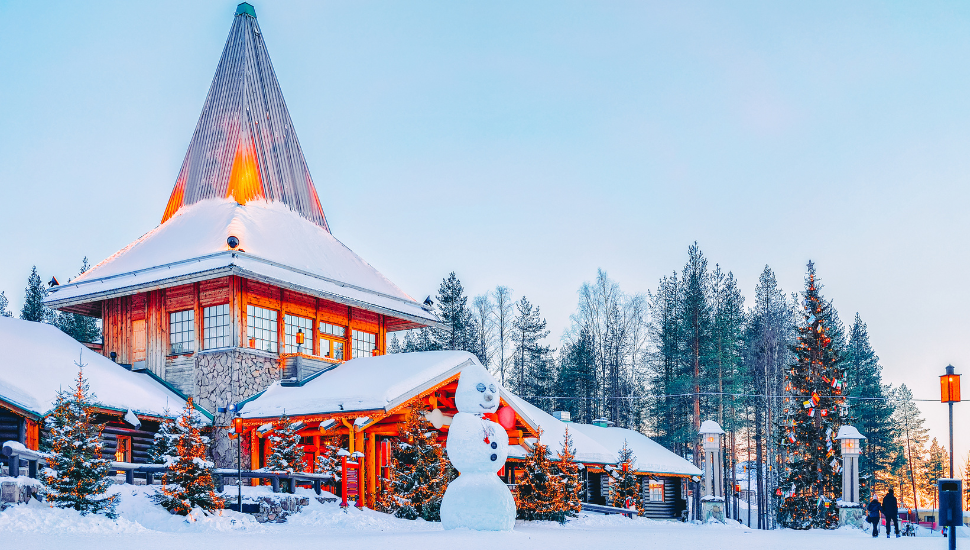 Santa Office in Santa Claus Village in Rovaniemi, Lapland, Finland