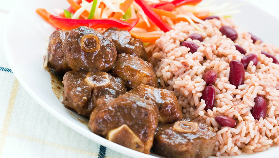 Caribbean goat stew