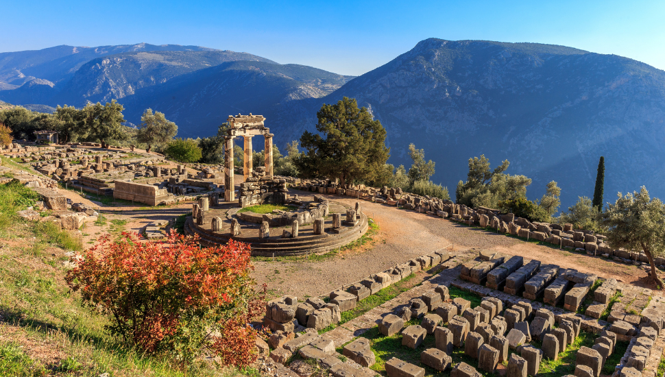 Ruins of Ancient Delphi, Greece