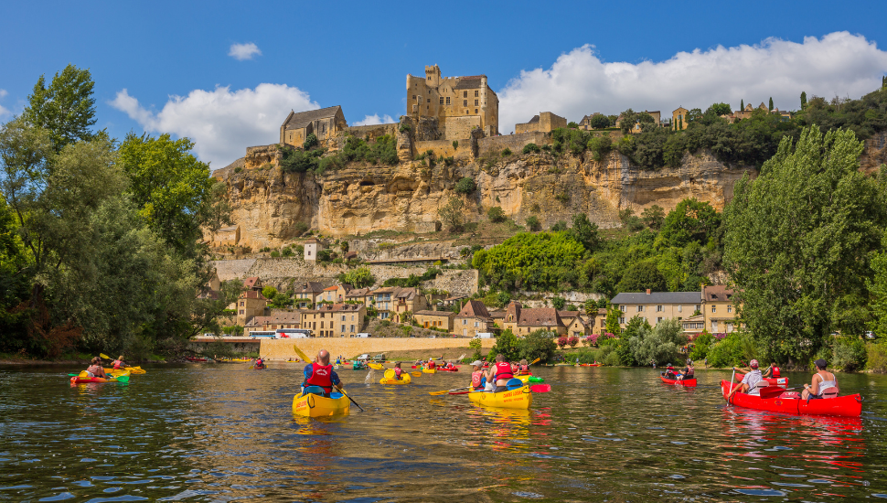 Kayaking on the Dordogne