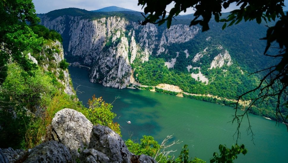 The Iron Gate of the Donau Danube River
