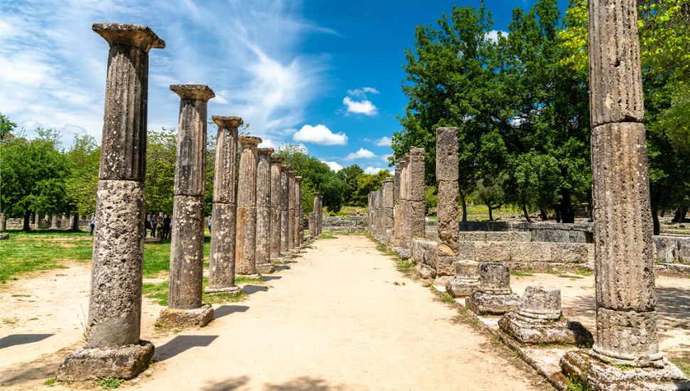 Archaeological Site of Olympia in Greece