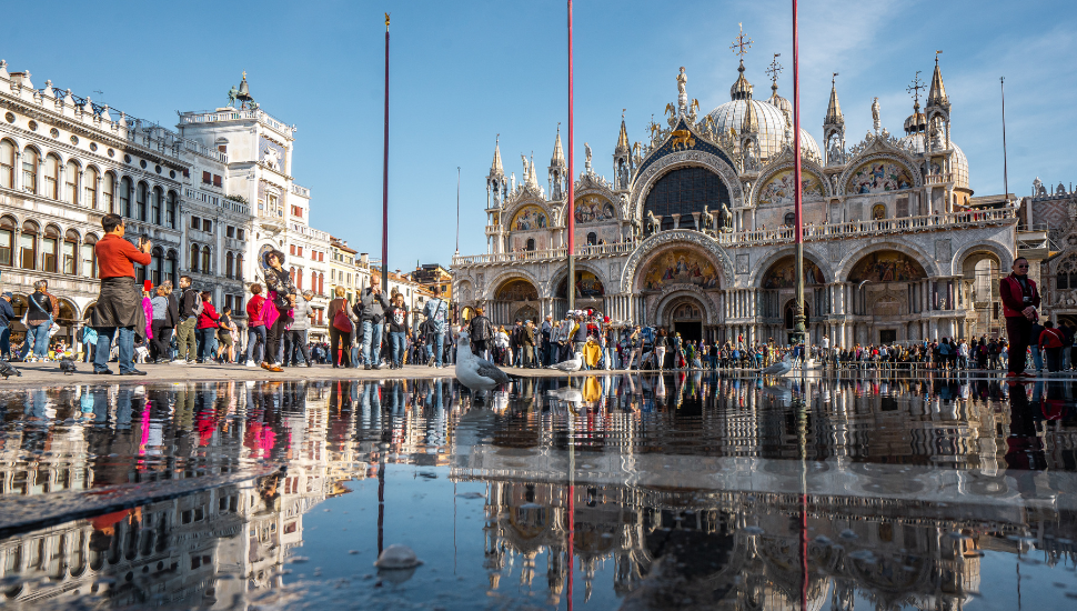 Piazza San Macro and St.mark basilica, Venice
